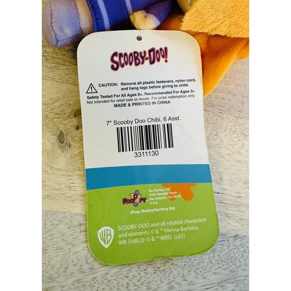 Daphne Scooby Doo 7” Chibi Plush by Toy Factory New With Tags! - Picture 4 of 5